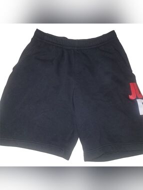 Nike Men's Black Casual Jogger Style Elastic-Waist Shorts Size M